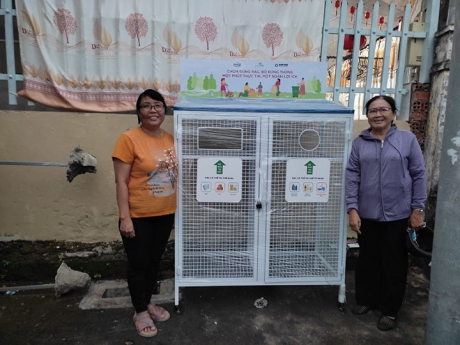 Cung cấp thùng rác lưới, thùng rác hình thú huyện Cần Giờ, TPHCM