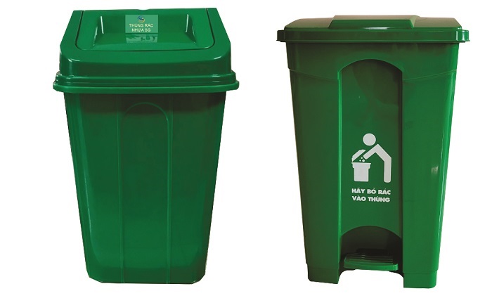 Kích thước các loại thùng rác nhựa phổ biến nhất hiện nay