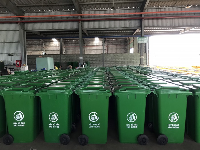 Tìm hiểu cấu tạo thùng rác nhựa HDPE