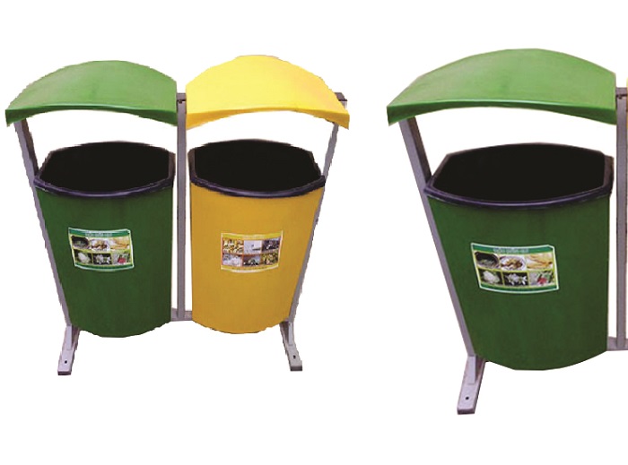 Một số mẫu thùng phân loại rác lắp đặt trên tuyến đường phổ biến nhất hiện nay