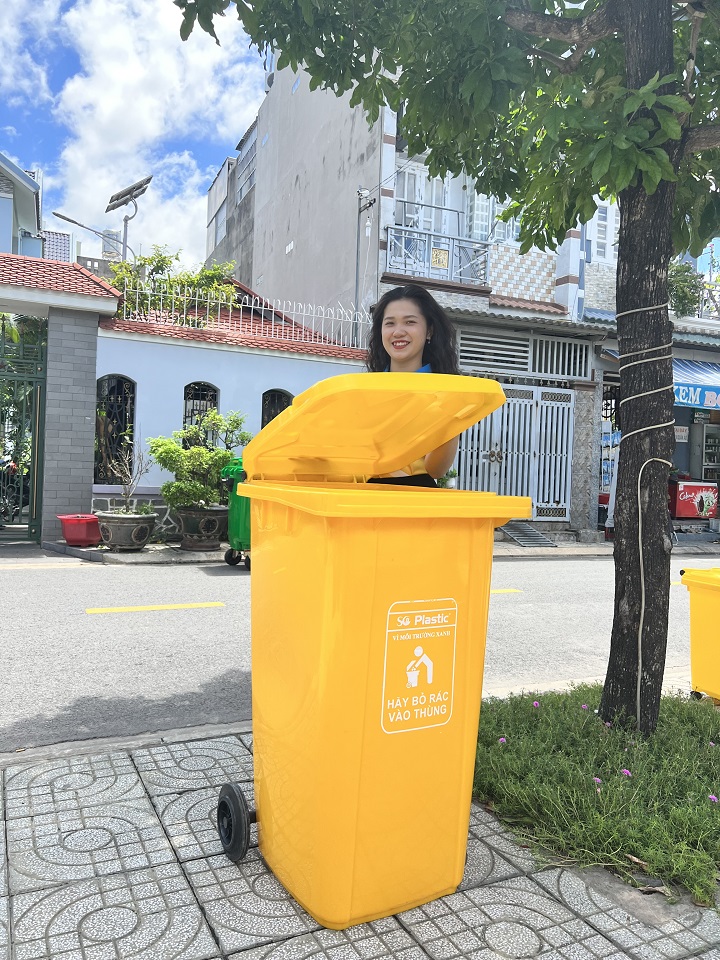 Quy định màu sắc thùng rác công cộng như thế nào?