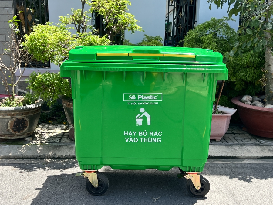 Thùng rác xanh công cộng có ý nghĩa gì?