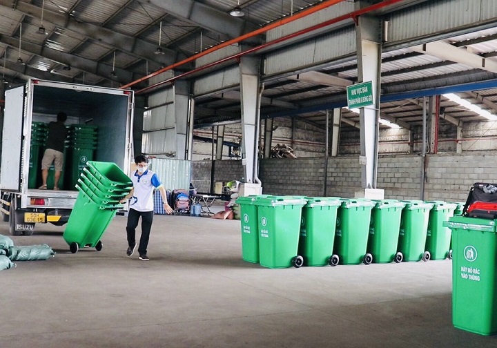 Tìm hiểu cấu tạo thùng rác nhựa HDPE