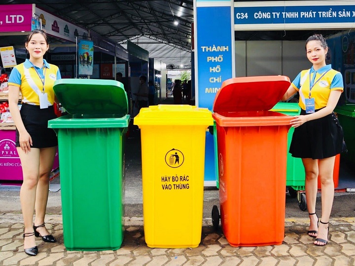 Tầm quan trọng quy định màu sắc thùng rác công cộng