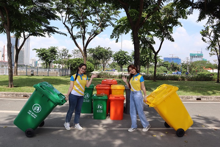 Một số mẫu thùng rác công cộng ngoài trời phổ biến nhất hiện nay