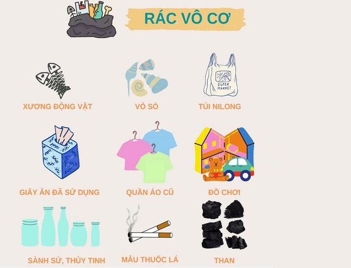 Hướng dẫn phân loại rác hữu cơ và rác vô cơ