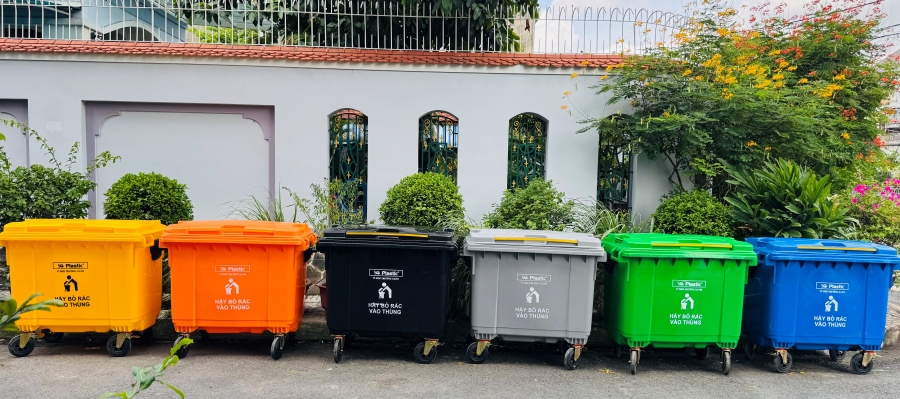 Thùng rác nhựa HDPE 660 lít
