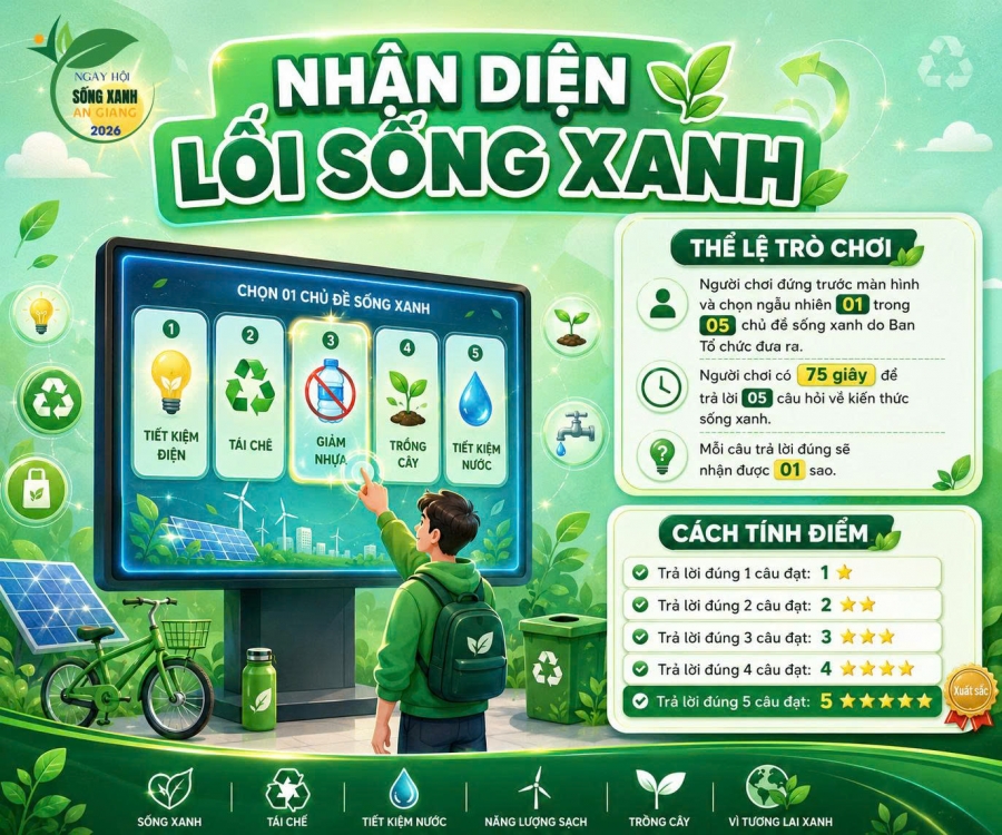 Mẫu thông cáo báo chí Ngày hội sống xanh cấp tỉnh, phường, xã
