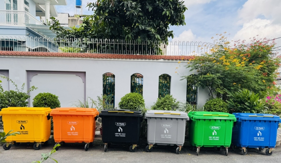 Thùng Rác Công Cộng 660 Lít