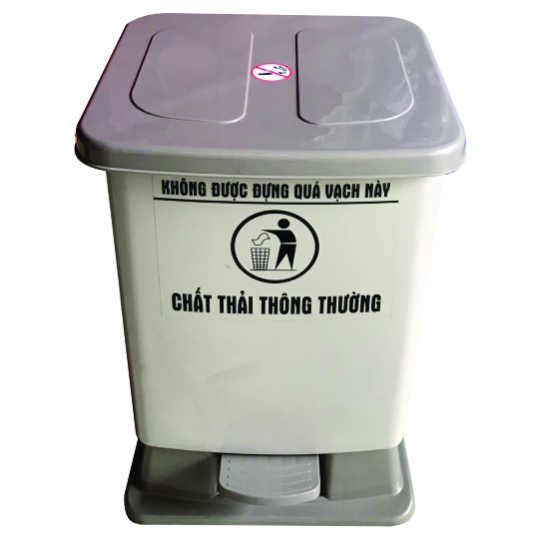 Thùng rác nhựa đạp lớn