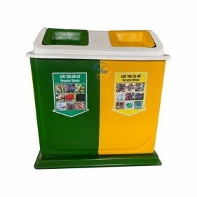 Thùng Rác Composite 2 Ngăn