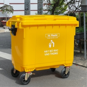 Thùng Rác Y Tế 660 Lít