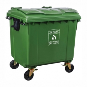Thùng rác nhựa 1100 lít