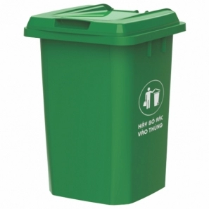 Thùng rác nhựa 90 lít nắp kín