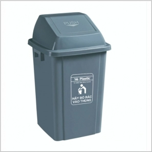 Thùng rác nhựa 60 lít nắp lật