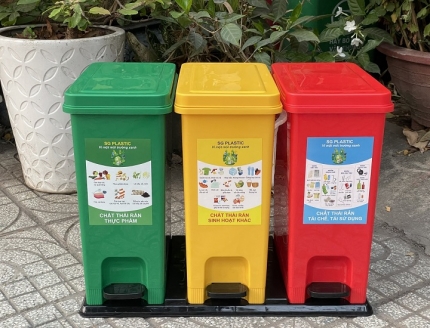 Các mẫu thùng đựng rác tái chế bảo vệ môi trường