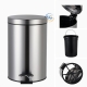 Thùng rác Inox đạp chân 12 lít