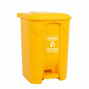 Thùng rác nhựa 80 lít đạp chân
