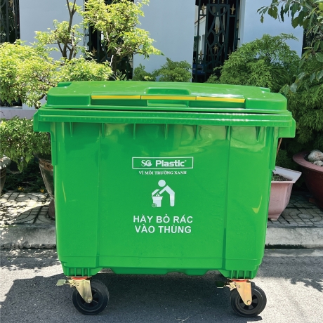 Thùng rác nhựa HDPE 660 lít