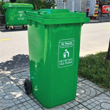 Thùng rác nhựa 240L HDPE