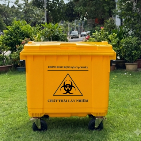 Thùng Rác Y Tế 660 Lít