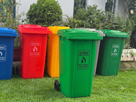 Thùng Rác Công Nghiệp 240 Lít