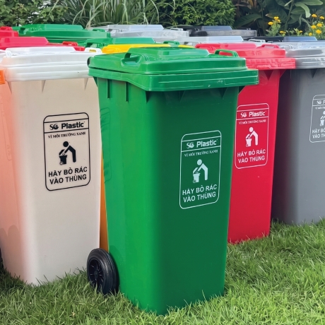 Thùng Rác Công Nghiệp 120 Lít