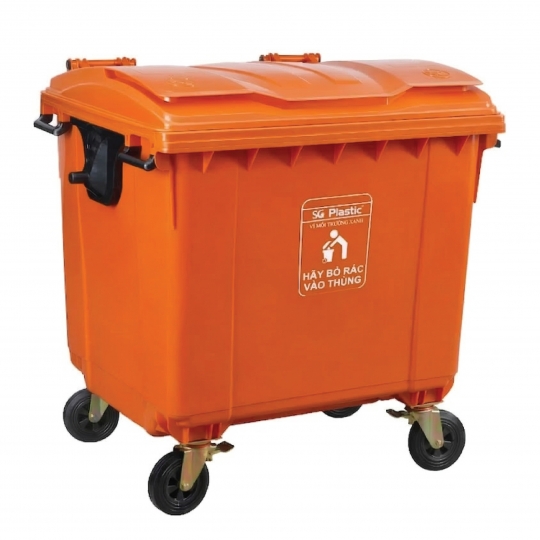 Thùng rác nhựa 1100 lít