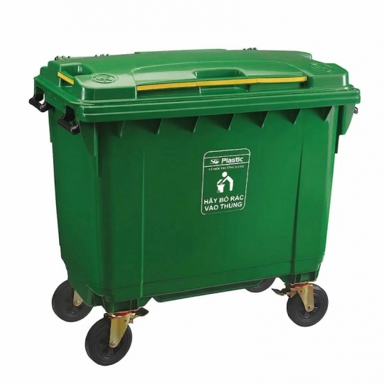 Thùng rác nhựa HDPE 660 lít