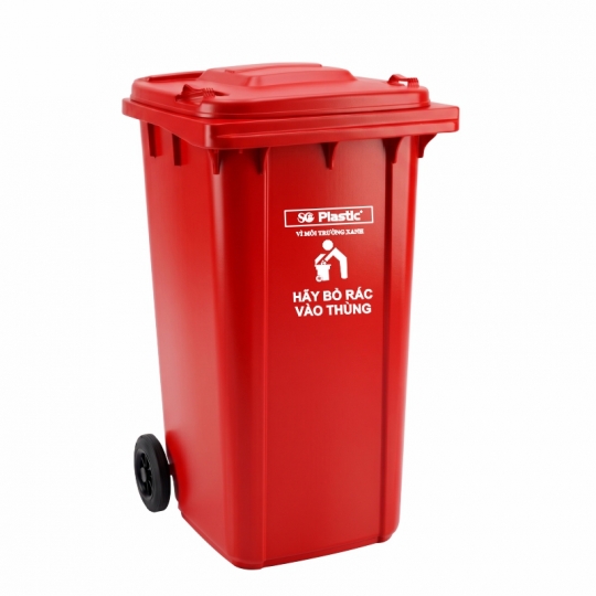 Thùng rác nhựa 240L HDPE
