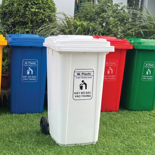 Thùng Rác Y Tế 240 Lít