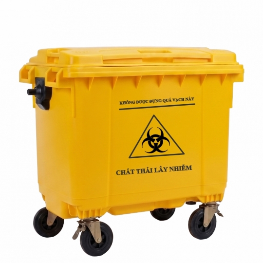 Thùng Rác Y Tế 660 Lít
