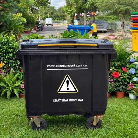 Thùng Rác Y Tế 660 Lít