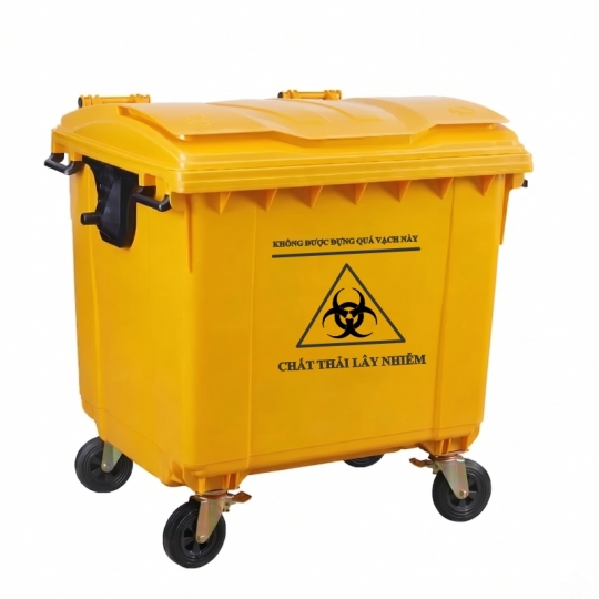 Thùng Rác Y Tế 1100 Lít