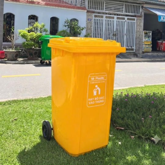 Thùng Rác Công Nghiệp 240 Lít