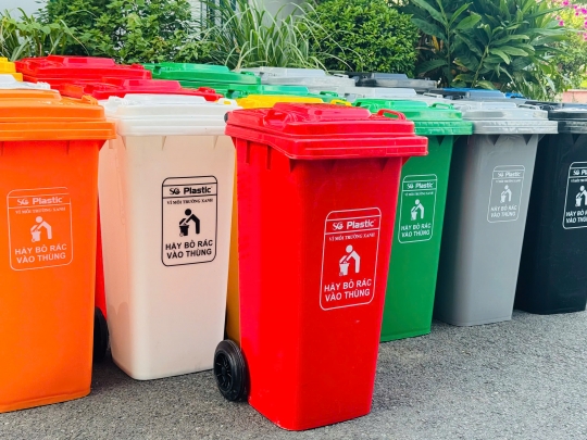 Thùng Rác Công Nghiệp 120 Lít