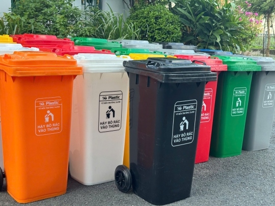 Thùng Rác Công Nghiệp 120 Lít