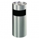 THÙNG RÁC INOX TRÒN CÓ GẠT TÀN