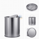 THÙNG RÁC INOX LẬT TRÒN 10 LÍT